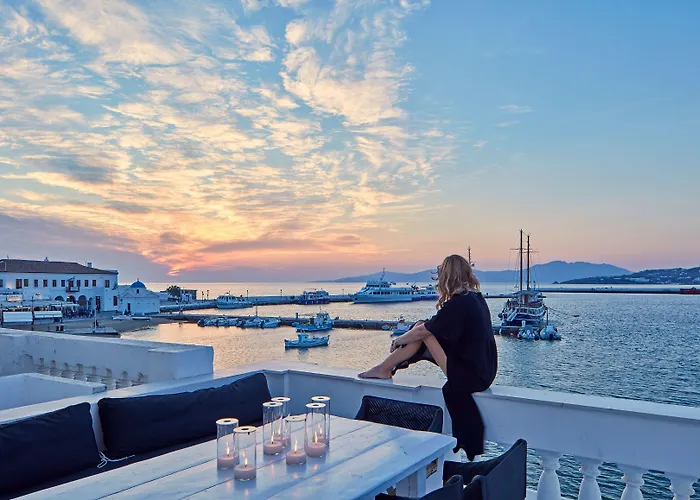 ヴィラ Kampani Sea View Mykonos Town